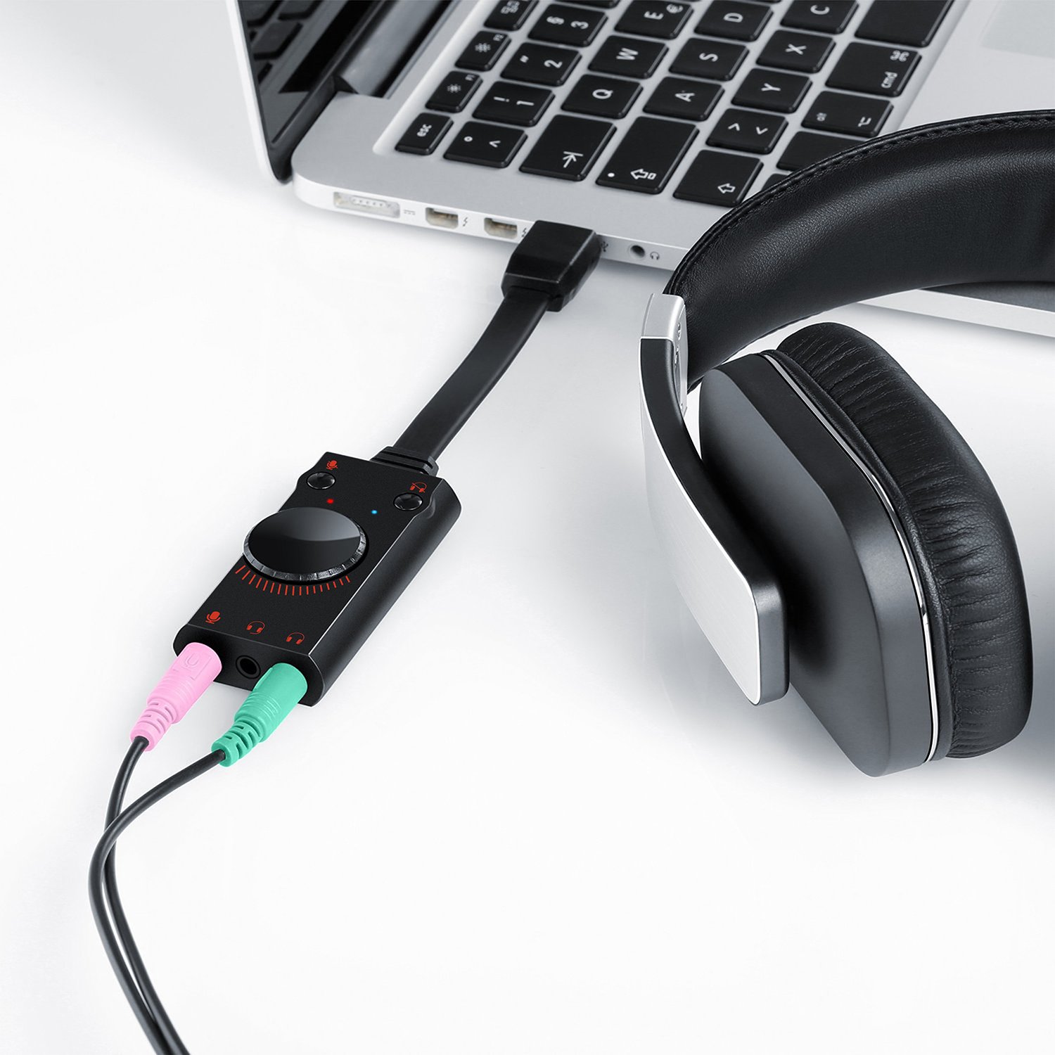 USB Sound Card,TechRise USB External Stereo Sound Adapter Splitter Converter wit eBay