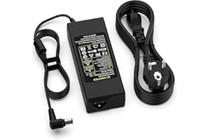 shefor Cargador Monitor 19V Adaptador Compatible con LG Electronics 19" 20" 22" 23" 24" 27" 32" LED LCD Widescreen HDTV 24M47H-P 24MP55HQ Samsung TV A4819-FDY UN32J UN32J400 Alimentación