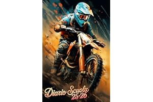 Diario Scuola 2025 2026: Agenda Giornaliera Per Studenti Delle Scuole Elementari, Medie E Superiori | Piano Di Studio In Formato DIN A5 | Sostenibile E Ecologico. Per Ragazzi E Ragazze"Moto".