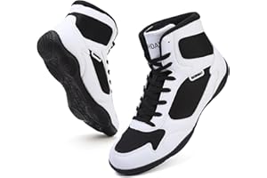 Bravover Wrestling Shoes High Top Pro Wrestling & Boxing Shoes for Men Women