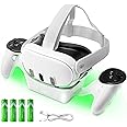 LYtech VR Charging Dock for Quest 3 Charging Stand for Oculus/Meta Quest 3 Magnetic Charging Station for VR Headset, 2 Battery for Touch Controllers, High Speed Charging Stand, Quest 3 Accessories