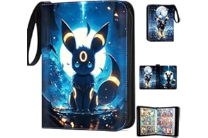 IUSPUYT Raccoglitore Carte 900,PU Trasparente Impermeabile Con Banda Elastica,per Il Collezionista per Bambini Compleanno