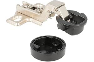 MOBILA Home System R09060 Deux charnières nickelées pour portes en verre