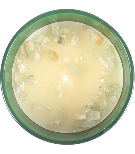 Bougie Du Zodiaque Sagittaire - Parfum Ylang-Ylang Ambre, Turquoise Bleue Et Pierre Spirituelle