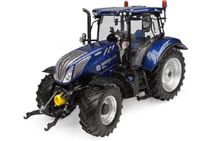 UNIVERSAL HOBBIES Tractor Miniatura New Holland T6.180 Blue Power Dynamic Command - 2022