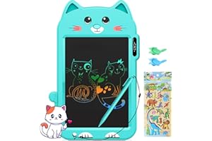 Mamaeco Tavoletta Grafica Bambini 8.8 Pollici, LCD Colorata Lavagnetta Cancellabile Bambini Giochi Bambini 3 4 5 6 7 8 Anni, Bambini Regali di Natale di Compleanno di Pasqua per Ragazzi e Ragazze