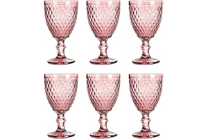 Solycarpa Juego De 6 Copas Transparente Personalizado para Fiesta, Boda o Bautizo Original y Resistente (6 Unidades Color Rosa)