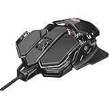 Trust Gaming GXT 138 X-Ray Gaming Mouse for PC and Laptop, Illuminated, 200-4000 DPI with 10 Programmable Buttons , Black