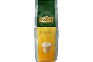‎JACOBS Jacobs Professional Cappuccino Vanilla, Instant-Kaffee 1kg, Löslicher Kaffee mit feiner Vanillenote