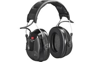 3M Peltor 12309 Säkerhet Öronmuffar, Svart, Slim