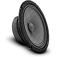 DS18 PRO-CF8.4SL 8" Shallow Carbon Fiber Water Resistant Cone Mid-Bass Loudspeaker 275 Watts Rms 4-Ohm - Great Speaker for Motorcycles and Powersports