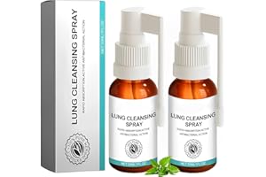 BYHSOEP 2 Stück Lungenreinigung Spray, Lungenreinigungsspray Breathing, Lung Spray, Lungen-/Atemwegsreinigungsspray, Lungenreparaturspray zur Täglichen Anwendung