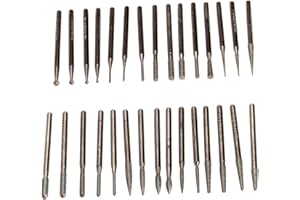 DOPHEE Juego de 30 brocas de diamante (3 mm de diámetro)