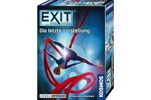 Kosmos 685065 EXIT® - Das Spiel Die letzte Vorstellung, Level: Fortgeschrittene, Escape Room Spiel, EXIT Game für 1-4 Spieler ab 12 Jahre, EIN einmaliges Gesellschaftsspiel