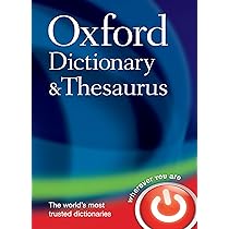 Oxford Dictionary and Thesaurus : Oxford Languages: Amazon.it: Libri