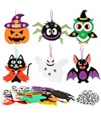 Baker Ross AX249 Kit Decorazioni Zucca Di Halloween - Confezione Da 6, Creativi Articoli Artigianali Di Halloween Per Bambini Da Realizzare E Decorare