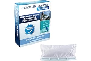 POOL BLASTER Genuine Replacement Sand & Silt Filter Bag for Aqua Broom Sweep XL, Aqua Broom XL Ultra, iVac 150, iVac Aqua Broom, and Volt FX-2 Pool and Spa Vacuums by Water Tech