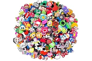 OBLRXM Charm Decorativi 100pcs Crocs Shoe Charm Forma Diversa Ciondoli per Scarpe Ciondoli Scarpe Personalize with Shoe Decoration, Shoe Charm per Bambini/Adulti