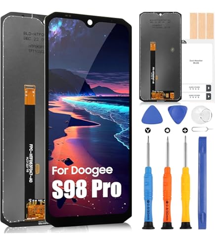 Pantalla Completa Con Marco Para Doogee S96 Pro - Naranja - Repuestos