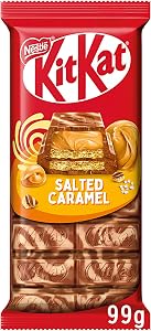 KITKAT Caramello Salato Tavoletta Wafer ricoperta di Cioccolato 99g
