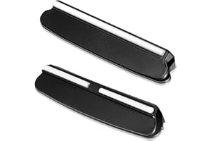 HONOSON 2 Stück Schleifhilfe Set Schleifhilfe Messer Schärfhilfe für Schleifstein Messerschärfer Winkel Halter für Schärfen Messer Schärfen Gerät Winkelführung für Schleifstein, Schwarz