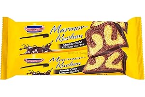 KUCHEN MEISTER KuchenMeister Marmor Kuchen 400 g | Feine Marmorierung | saftig-zarter Geschmack | Klassiker mit hellem und dunklem Teig | für echte Genießer | (1 x 400 g)
