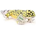 Zappi Co 100% Recycled Leopard Gecko Plush Toy (45cm Length) Stuffed Soft Cuddly Eco Friendly for Newborn Child