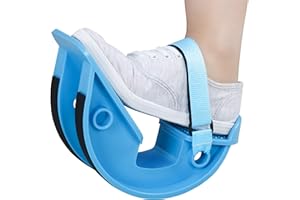 REAQER Foot Rocker Calf Stretcher With Fixing Strap Ankle Plantar Board for Achilles Tendonitis, Muscle Stretch, Feet and Shin Splint Pain Relief - Improve Calf Flexibility, Ankle Mobility