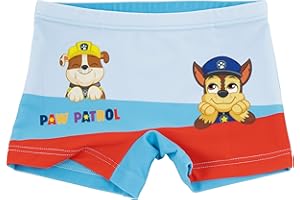 REQUETEGUAY Maillot de bain Pat' Patrouille pour la plage ou la piscine | Short de bain pour enfant | Maillot de bain de chasse, Marshall ou Rubble