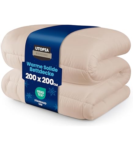 Utopia Bedding Ganzjahres-Bettdecke Twin - Daunen-Alternative Grau Maschinenwaschbar