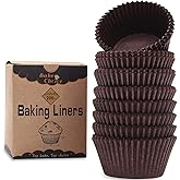 Cupcake Paper Molds,200 Standard Pieces,Food Grade Non-stick Parchment | Food Grade Cupcake Wrappers Greaseproof Parchment Pa