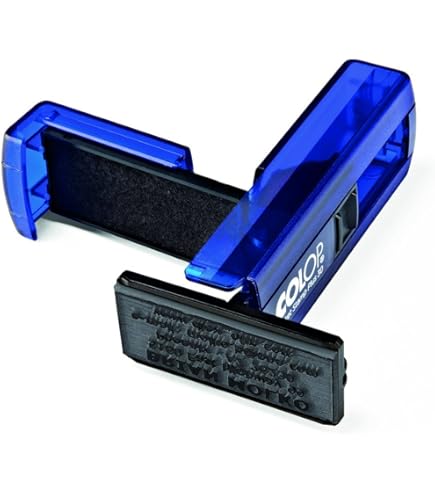 COLOP Timbri Tascabili Pocket Stamp Plus 20 Colop - 14X38 Mm - 4 - Rosso - Psp20. R - Foto 6