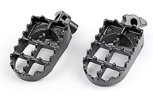 ‎ARTUDATECH Artudatech Motorrad Fußstütze, 1 Paar Motorrad Fußrasten für H-O-N-D-A CR 125 250 500 Yamaha YZ125 250 WR400