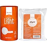 Xucker Light Erythrit 1kg Dose + Light 1kg Nachfüllpack - kalorienfreier Kristallzucker Ersatz als Vegane & zahnfreundliche Z