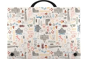 Grafoplás | Maletín Escolar con Asa | Fabricado en Plástico | Colección de Papelería Epluche, Roma | 24,5x34,5x4cm | Perfecto para Actividades Extraescolares