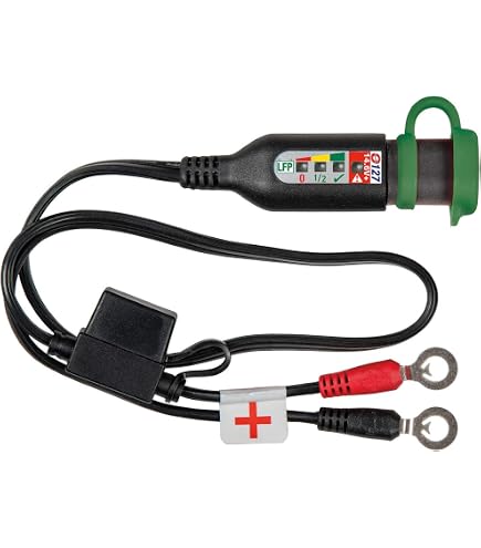 Chargeur Batterie TecMate OptiMate Lithium 8s 5A - Pour Batteries LiFePO4 25.6V/26.4V - 10 Étapes, Récupération