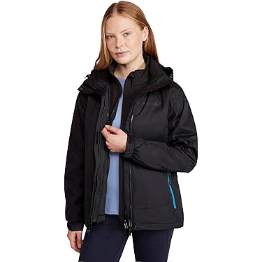 Veste De Pluie Longue Femme Imperméable Respirante - Softshell Coupe-vent Avec Capuche - Multi-poches - Pour Randonnée, Vélo, Camping