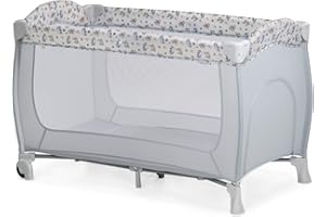 hauck Kinderreisebett Sleep N Play Go Plus mit Transporttasche, Rädern, Schlupf zum Spielen, Klein Zusammenklappbar, Baby Reisebett Kleinkind ab Geburt bis 15 kg (Disney Pooh Exploring)