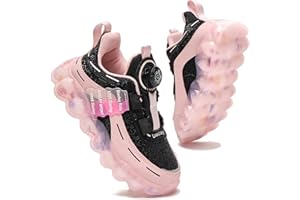 WZRUISEN Kids Girls Sports Boys' Basketball Running Shoes