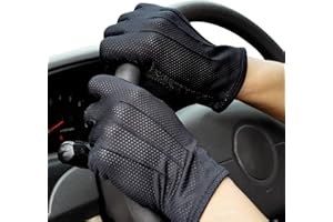 HAOZAIKEJI Gants de protection UV pour l'été - Confortables - Pour homme - Protection solaire - Antidérapants - Anti-UV - Refroidissement respirant - Écran tactile - Pour l'extérieur et la conduite