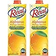 Real Fruit Juice, Alphonso Mango, 1L (Pack of 2)