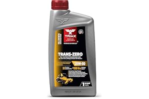 TRIAX Trans Zero 20W-50 Olio completamente sintetico per trasmissioni idrostatiche - Per trattorini rasaerba a raggio zero e ride-on (1 Quart/0.946 ltr)
