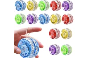 Dhqkqg Yoyo per Bambini, Yoyo Professionali, Yo Yo LumièRe Led pour Enfants, Plastica Responsive Yoyo Giocattoli Yoyo, Giocattoli Yoyo per Principianti, per Regali Di Compleanno, Feste E Celebrazioni