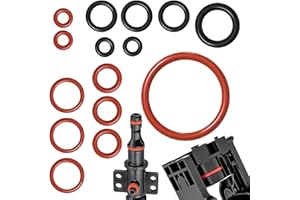 MLZTINGR joints toriques pour machine à café Philips - Pièces de rechange en silicone pour groupe café - Valve de support, valve à vapeur et valve d'écoulement (15)