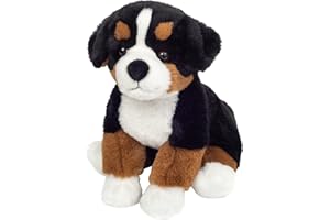 HERMANN TEDDY Teddy Hermann 91979 - Cane di peluche del Bernese seduto, 26 cm