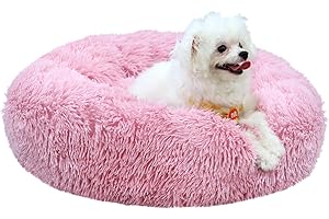 MDDK DY Panier Chat Coussin Chien, Panier Chien Lavable, Coussin Chat Antidérapante, Lit pour Chien (40 * 18CM Beige Rose)