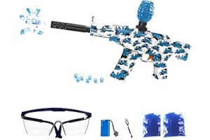 FunBlasters – Gel Blaster Gun AK – Pistolet à Bille Eau Electrique Automatique – 20000 Balles et Lunettes – Watersoft Puissant Fusil Arme Mitraillette - Jouet Adulte Enfant Gelfire Water Gun