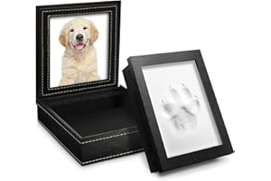 MAKEY'S Paw Print Kit, Paw Print Mold for Dogs and Cats, Pet Paw Print Impression Kit，Baby Handprint and Footprint Kit，Dog Paw Print Kit Keepsake,