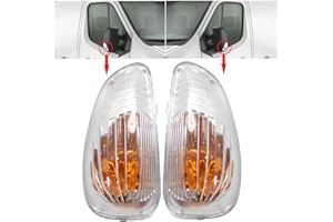 BIAREN Juego de lentes para espejo retrovisor izquierdo y derecho para Renault Master Mk3 Vauxhall Movano B Mk2 Nissan NV400 261652475R 261603141R 95508975 95508976
