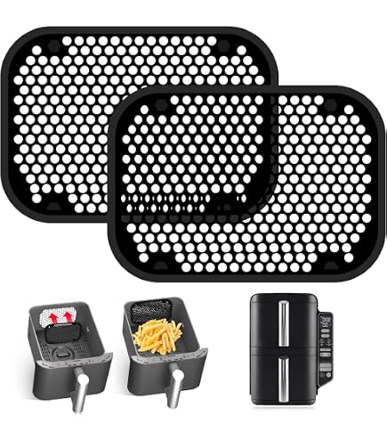 Grilles Anti-Projection Pour Air Fryer Ninja - Lot De 2, Silicone